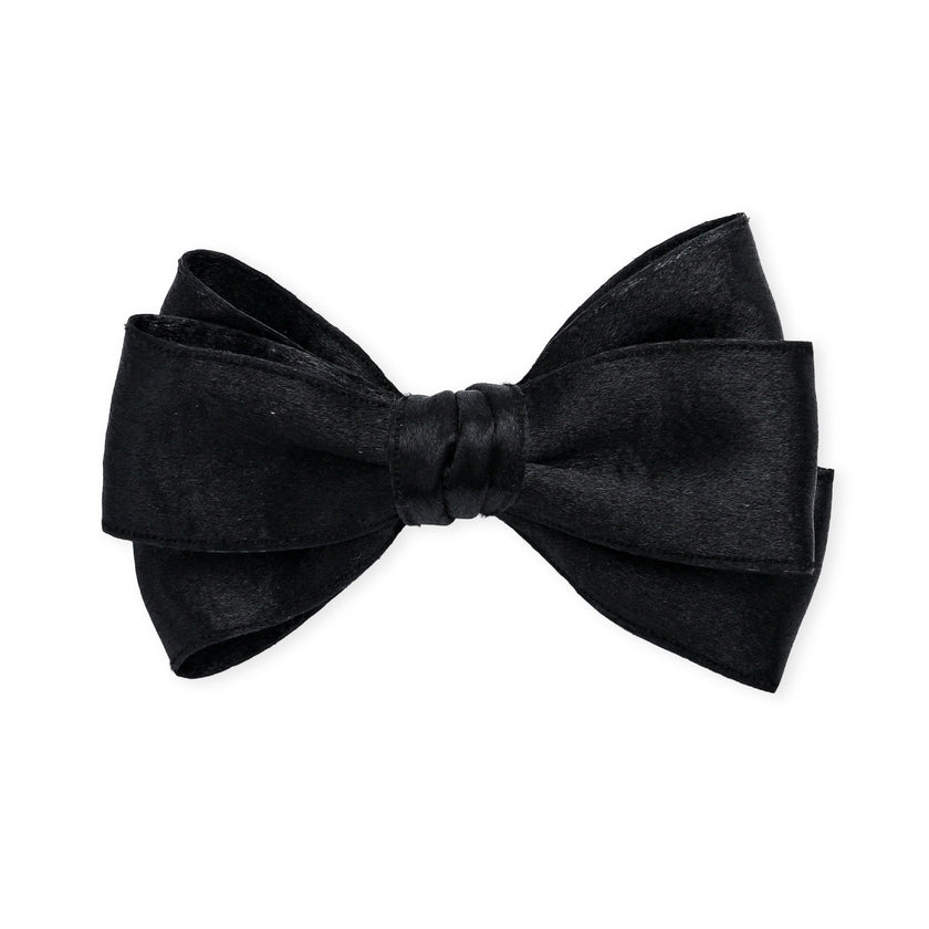 Multicolor Classic Satin Bow Hair Clip Set