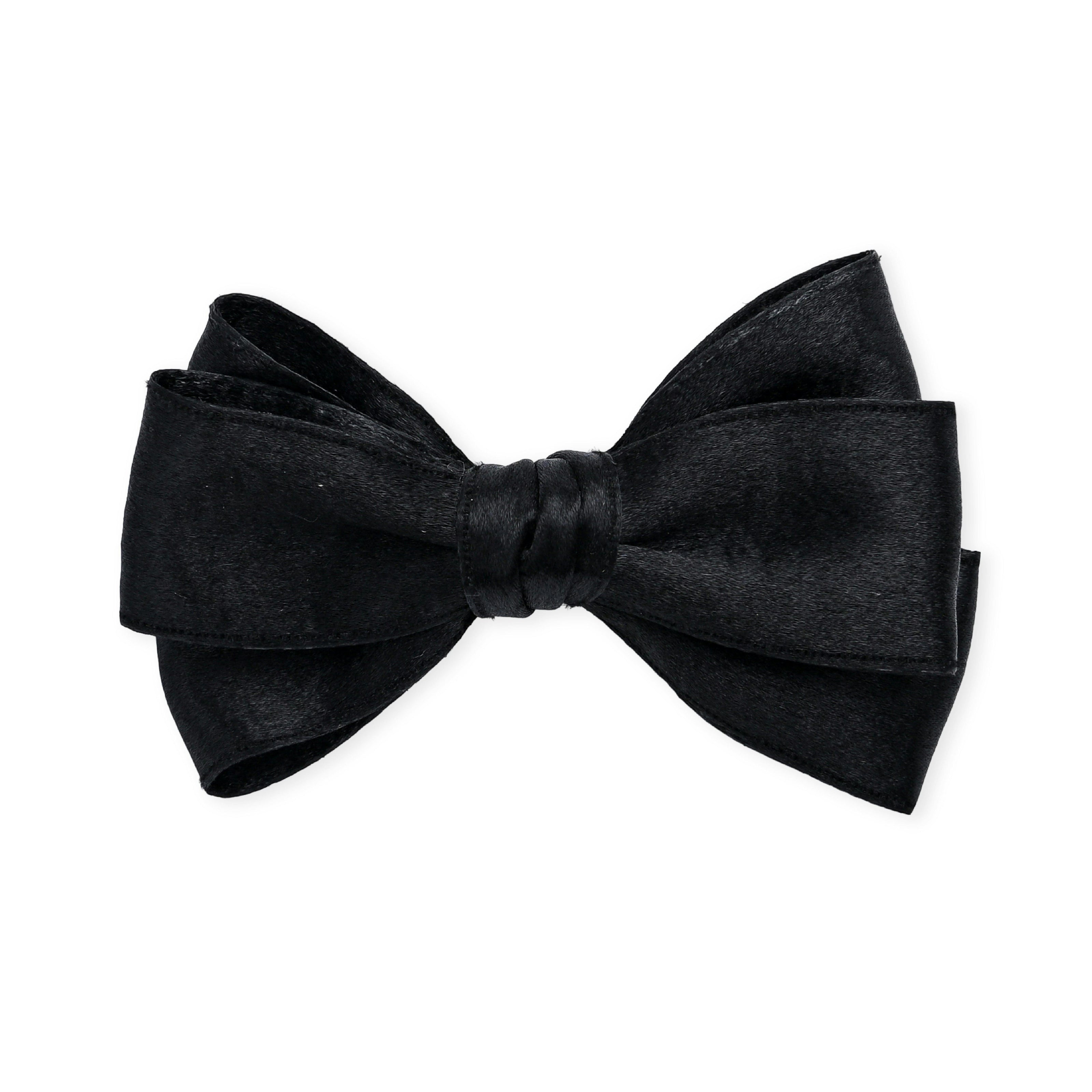 Multicolor Classic Satin Bow Hair Clip Set