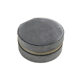 Velvet Circle Jewelry Case