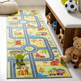 Kids Playhouse Journey Rug, Green