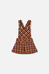 Milano Checketed Sleeveless Shortall