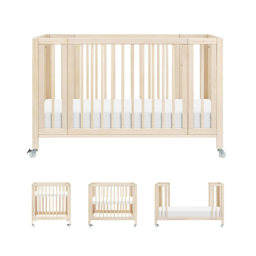 Babyletto Rolli 9-in-1 Convertible All-Stages® Crib with Bassinet & Toddler Bed Conversion Kits