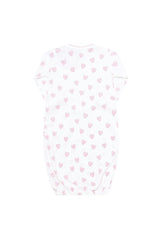 Pink Heart Print Gown