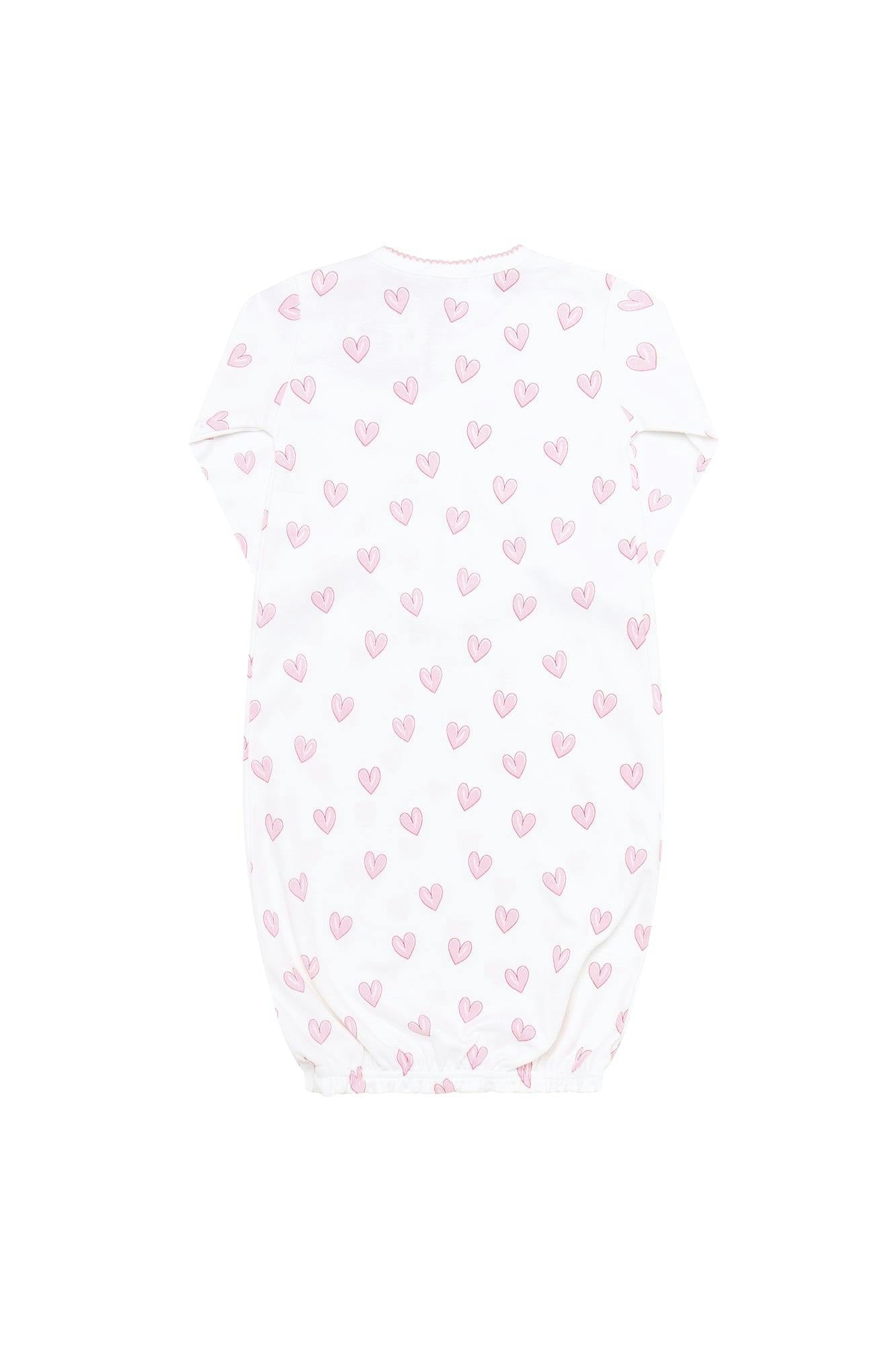 Pink Heart Print Gown