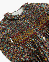 Aria Dress Emerald Garnet Liberty