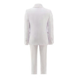 White Shawl Lapel Suit