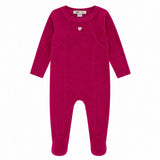 Velour Seams Footie