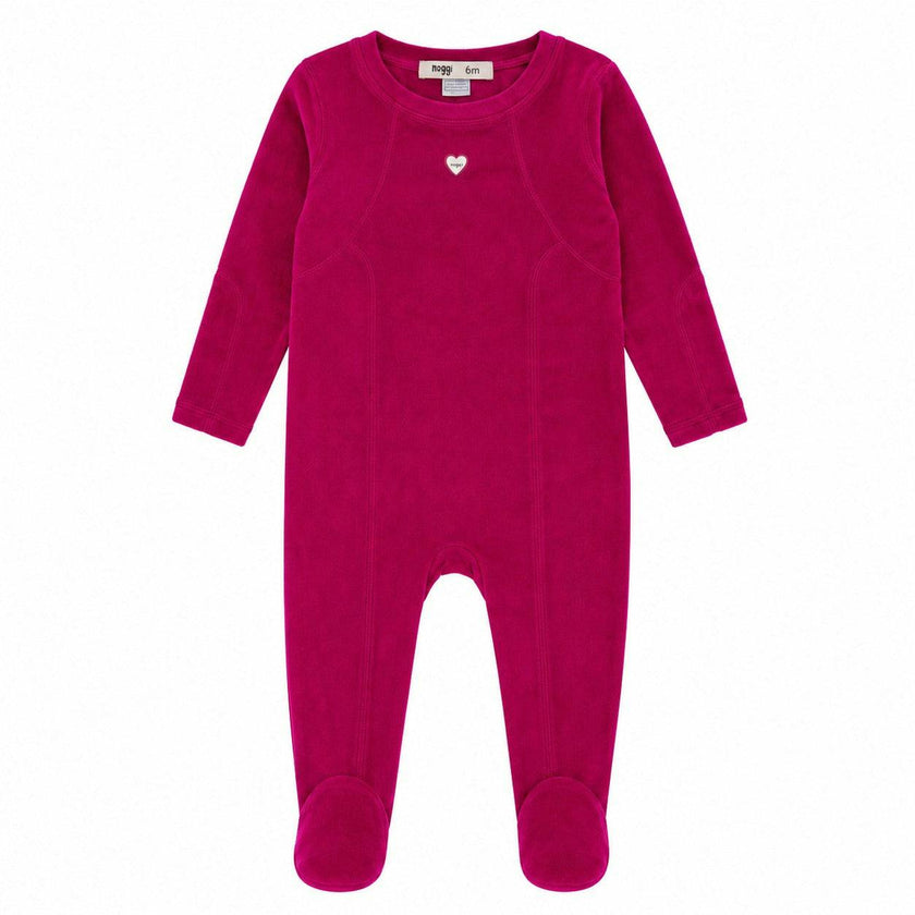 Velour Seams Footie