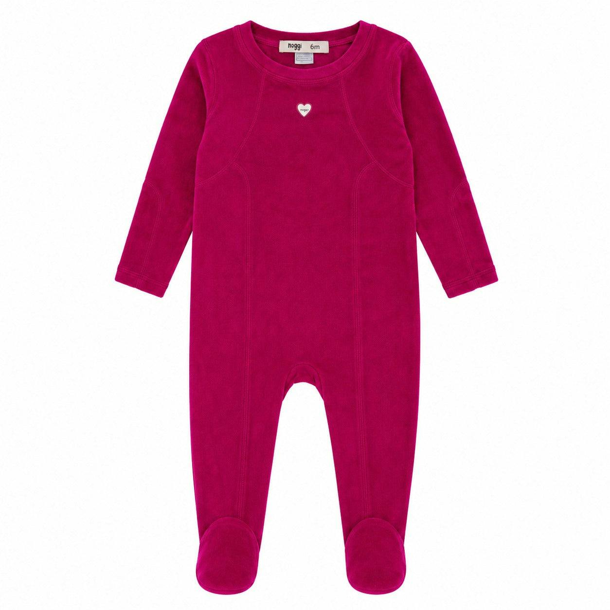 Velour Seams Footie