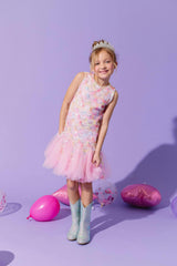 Pinky Mermaid Magic Tutu Dress