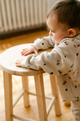 Organic Cotton Waffle Long Sleeve Tee