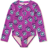 Long Sleeve One-Piece Swimsuit, Multi