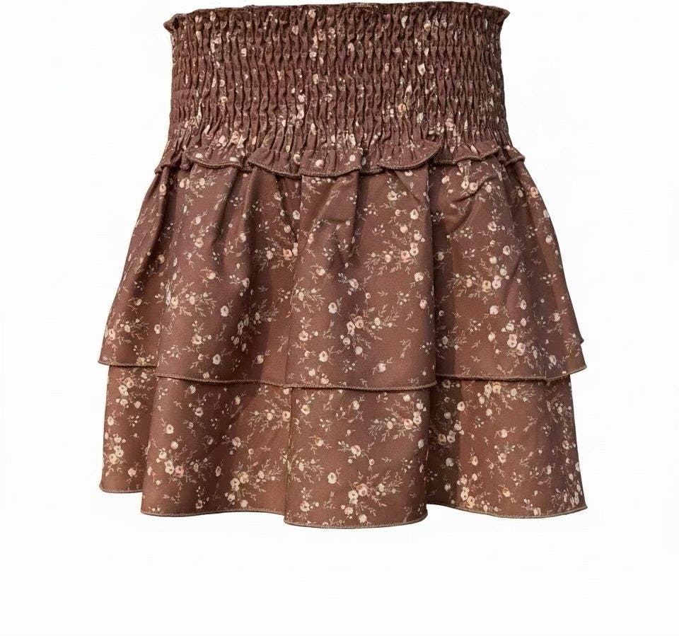 Scottie Skirt Brown Sugar Blooms