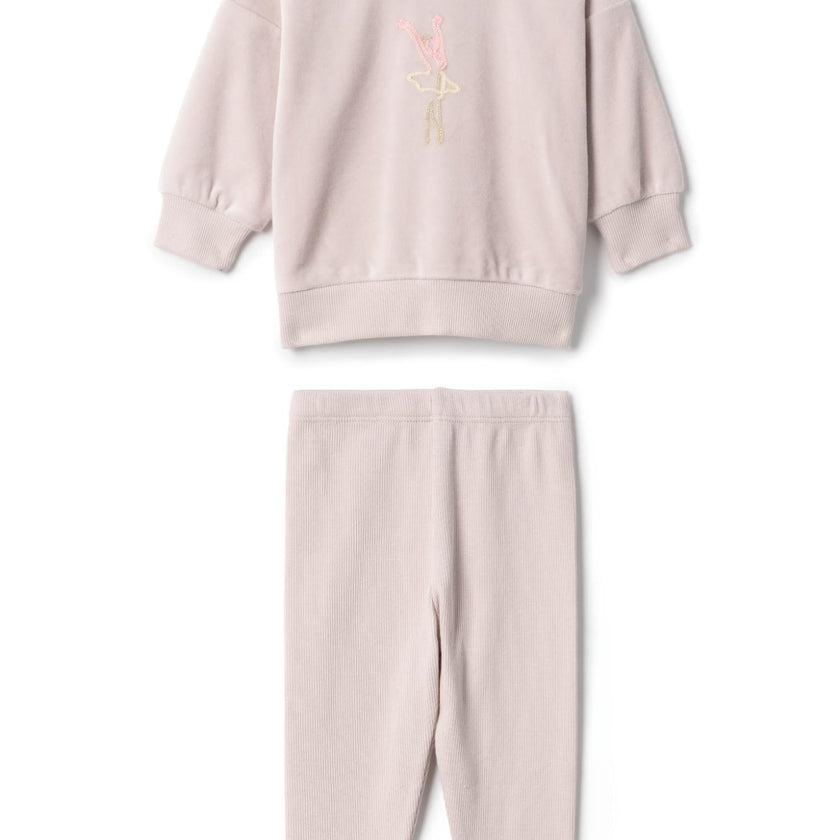 Ballerina Embroidered Set Primrose