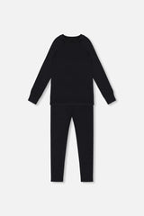 Merino Wool Base Layer Set Black