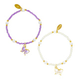 Girl's Bead Dainty Bracelet Set