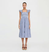 The Ellie Nap Dress - Navy Gingham