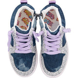 Skye High Top Denim Sneaker, Blue