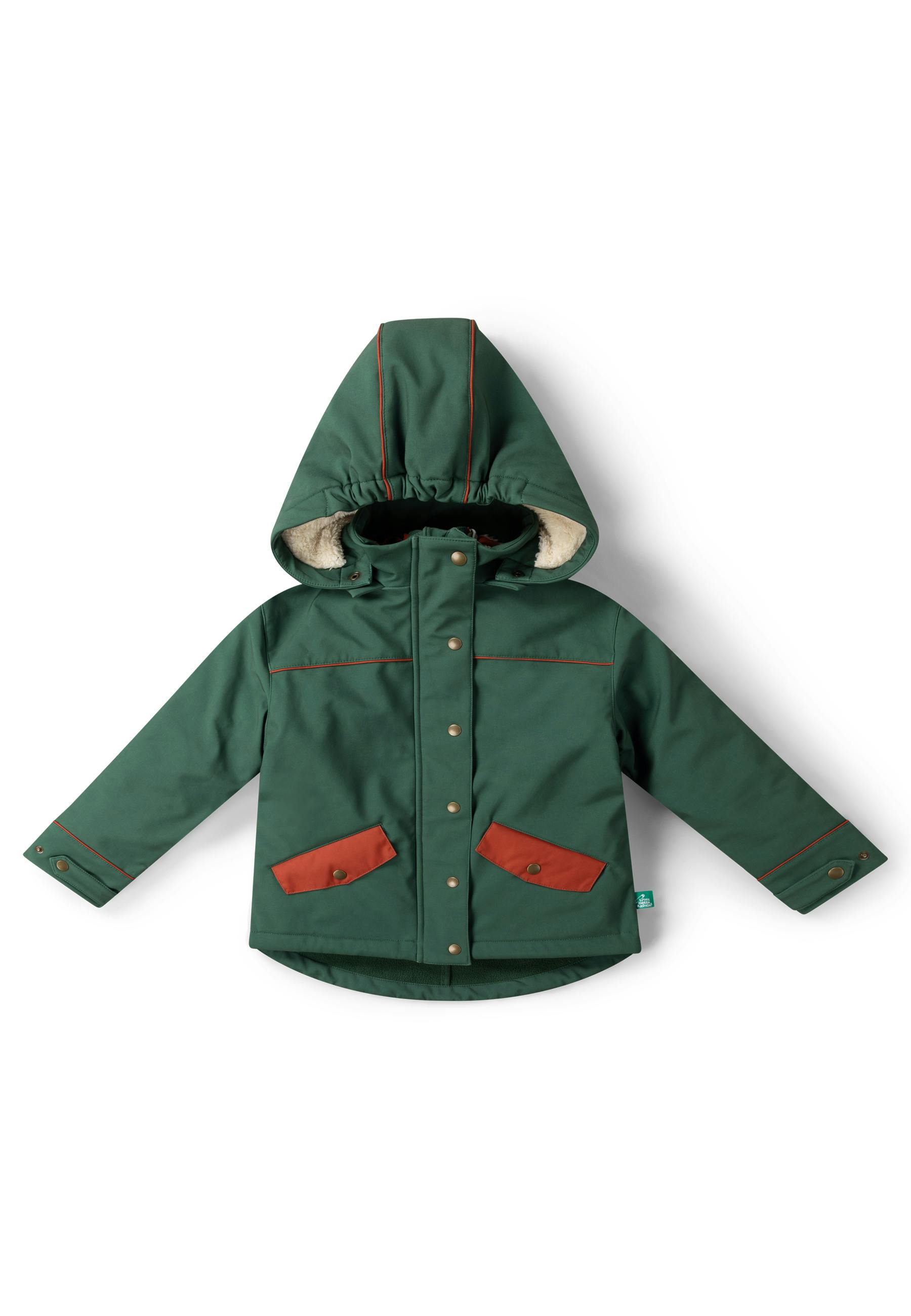 Olive Recycled Waterproof 3 in 1 Coat, Green