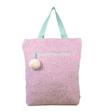 Snuggle Tote XL – The Oversized Sherpa Tote Bag for Sleepovers, Violet Dreams