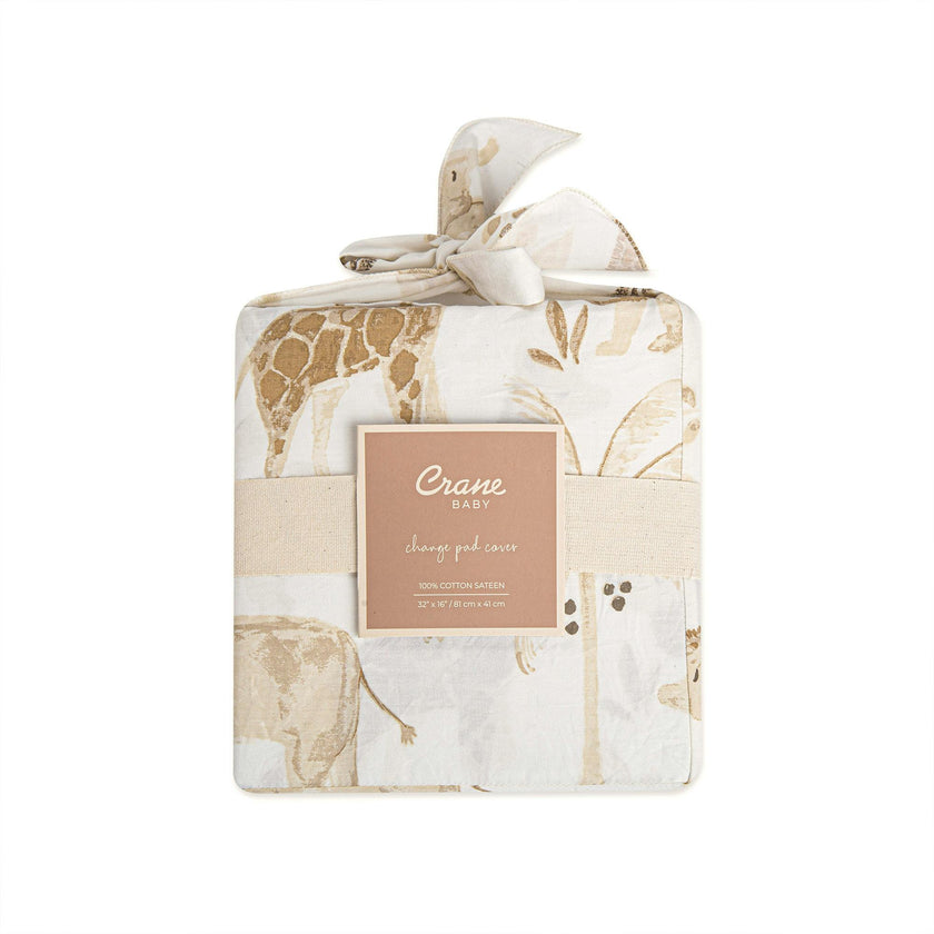 Kendi Safari Cotton Quilted Change Pad Cover