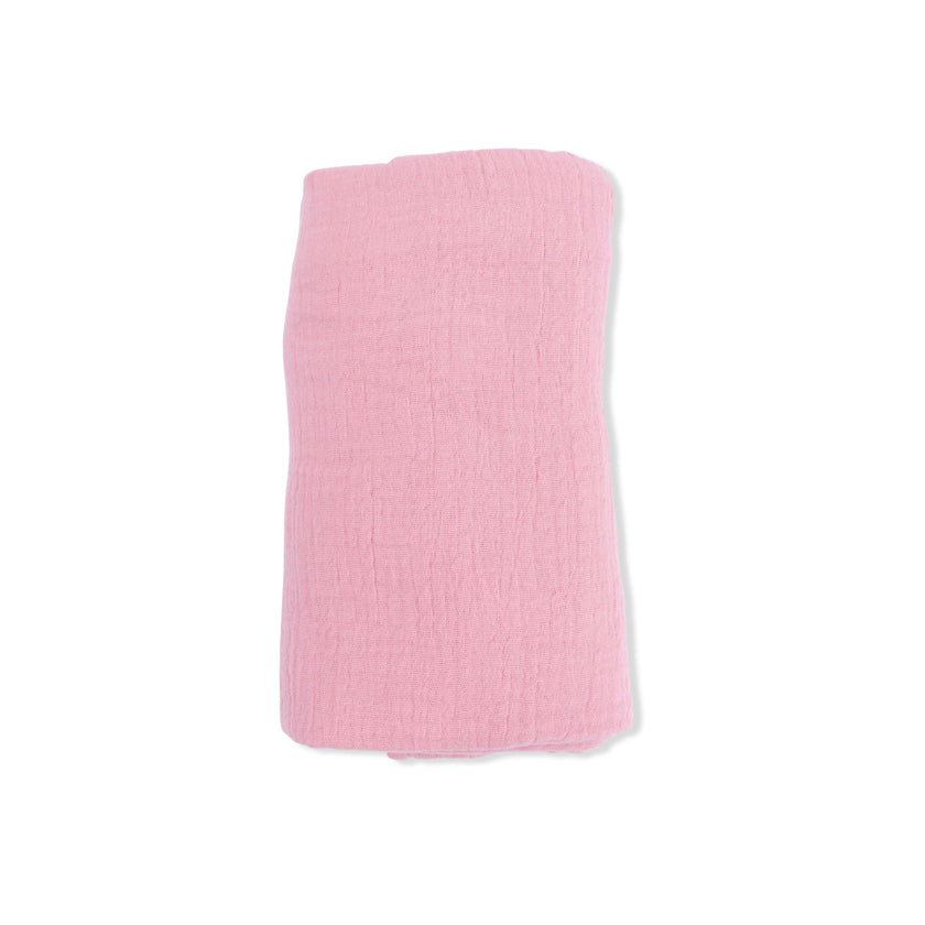 Solid Muslin Poignant Pink - Swaddle Blanket