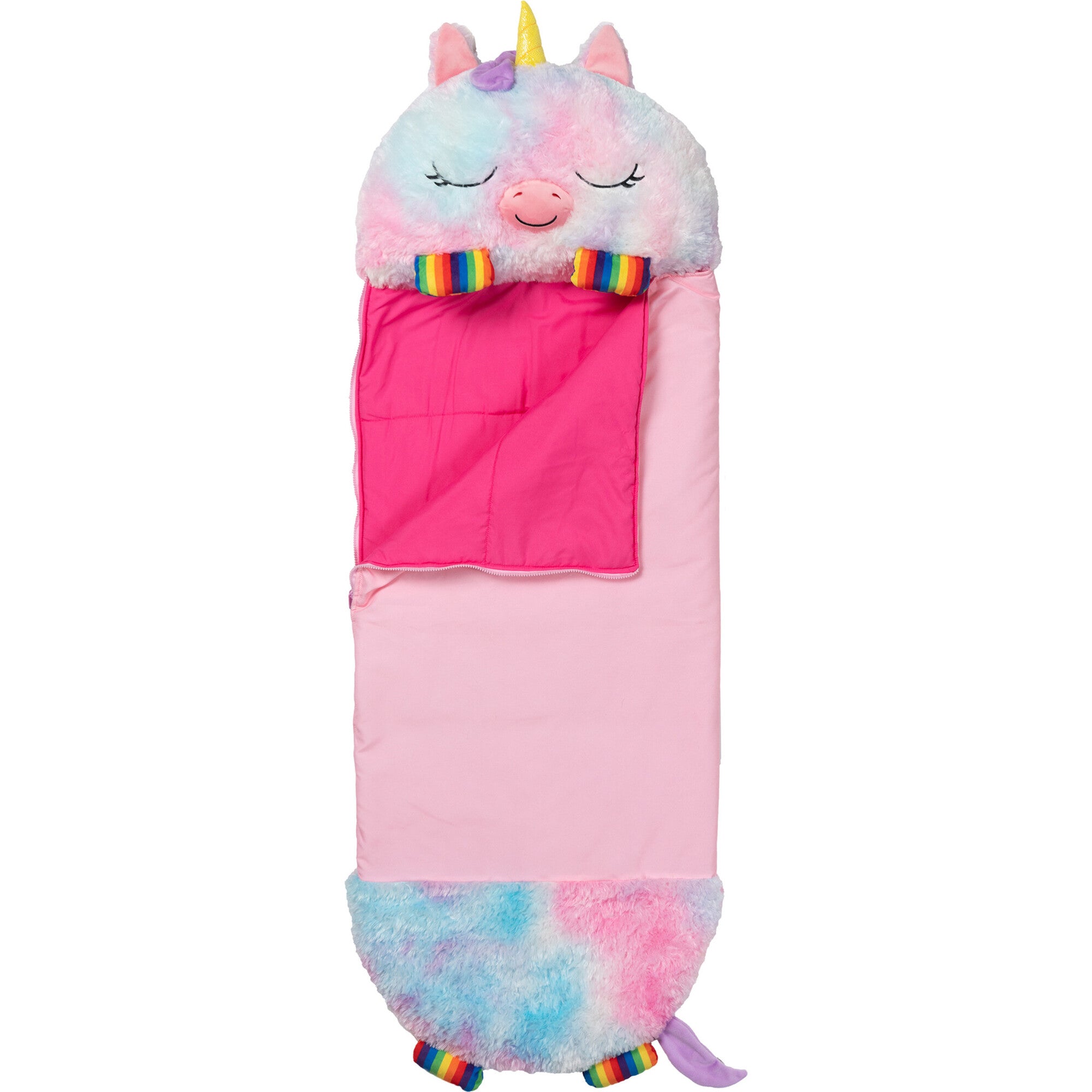 Happy Nappers: Pillow & Sleepy Sack: Large - Rainbow