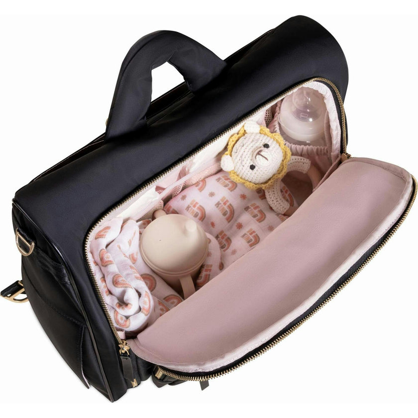 Satchel 14-Compartment Diaper Bag