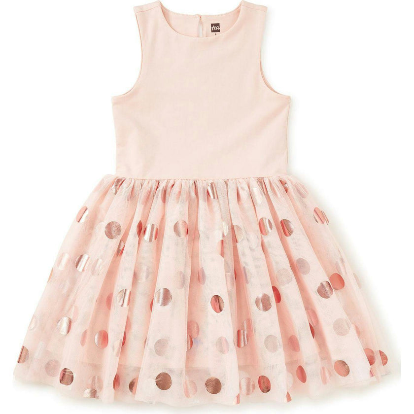 Printed Tulle Ballet Dress, Pink