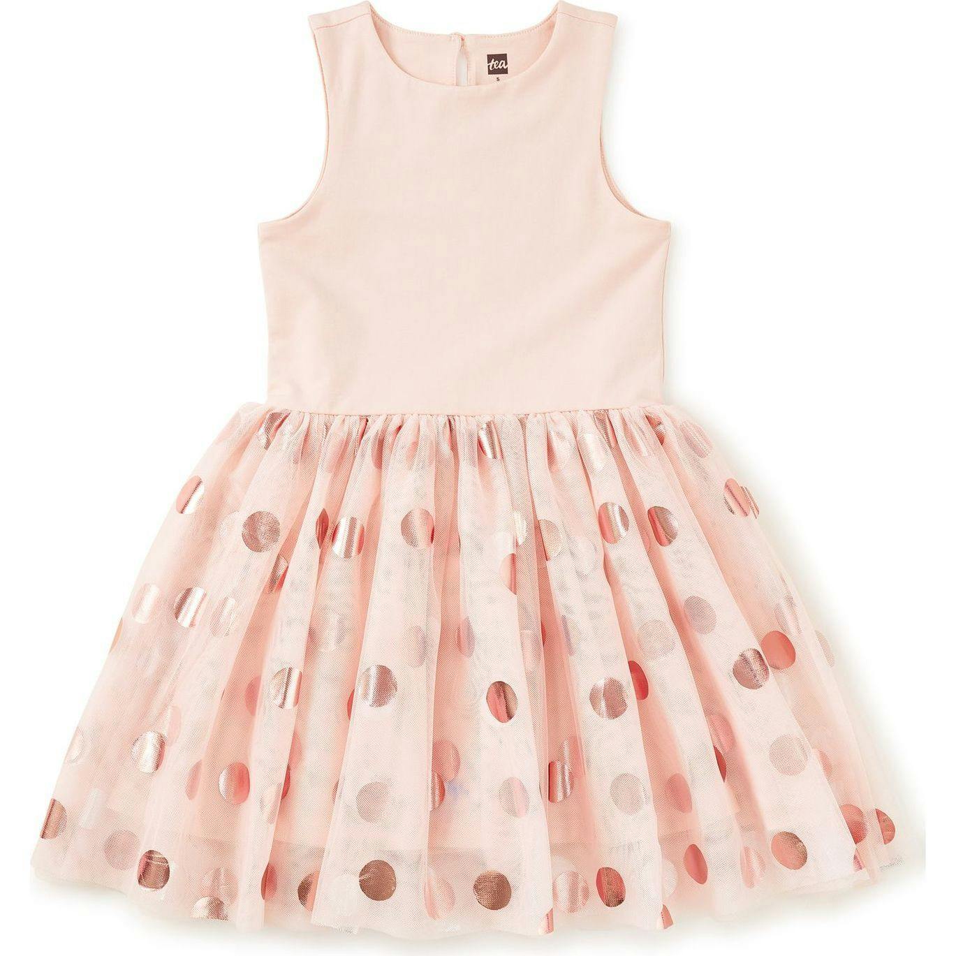 Printed Tulle Ballet Dress, Pink