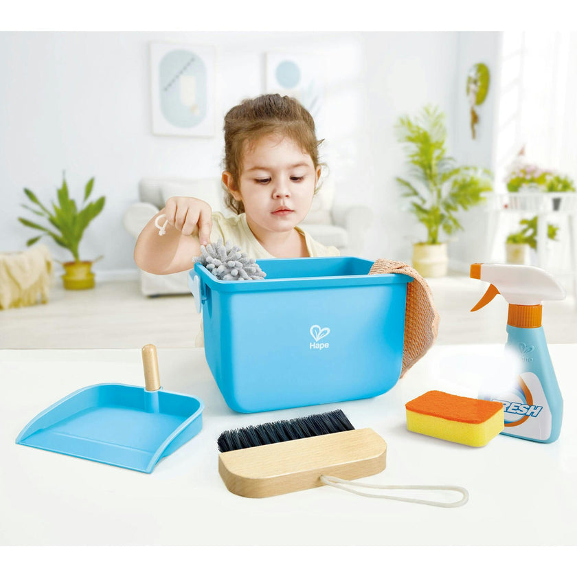 Hape: Scoot-Around Clean Up Bucket Set - 7pc