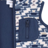Southwest Micro Fleece - Zip Vest