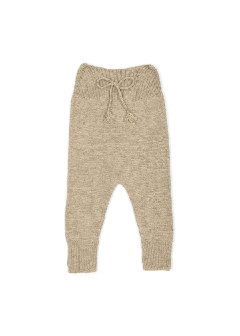 Cashmere Footless Leggings | Beige