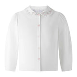 Rose Smocked Babycord Pinafore & Blouse Set