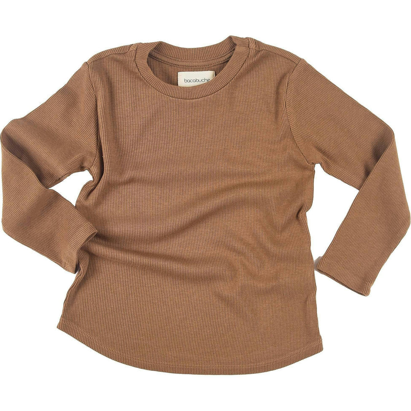 Rib Long Sleeve Top