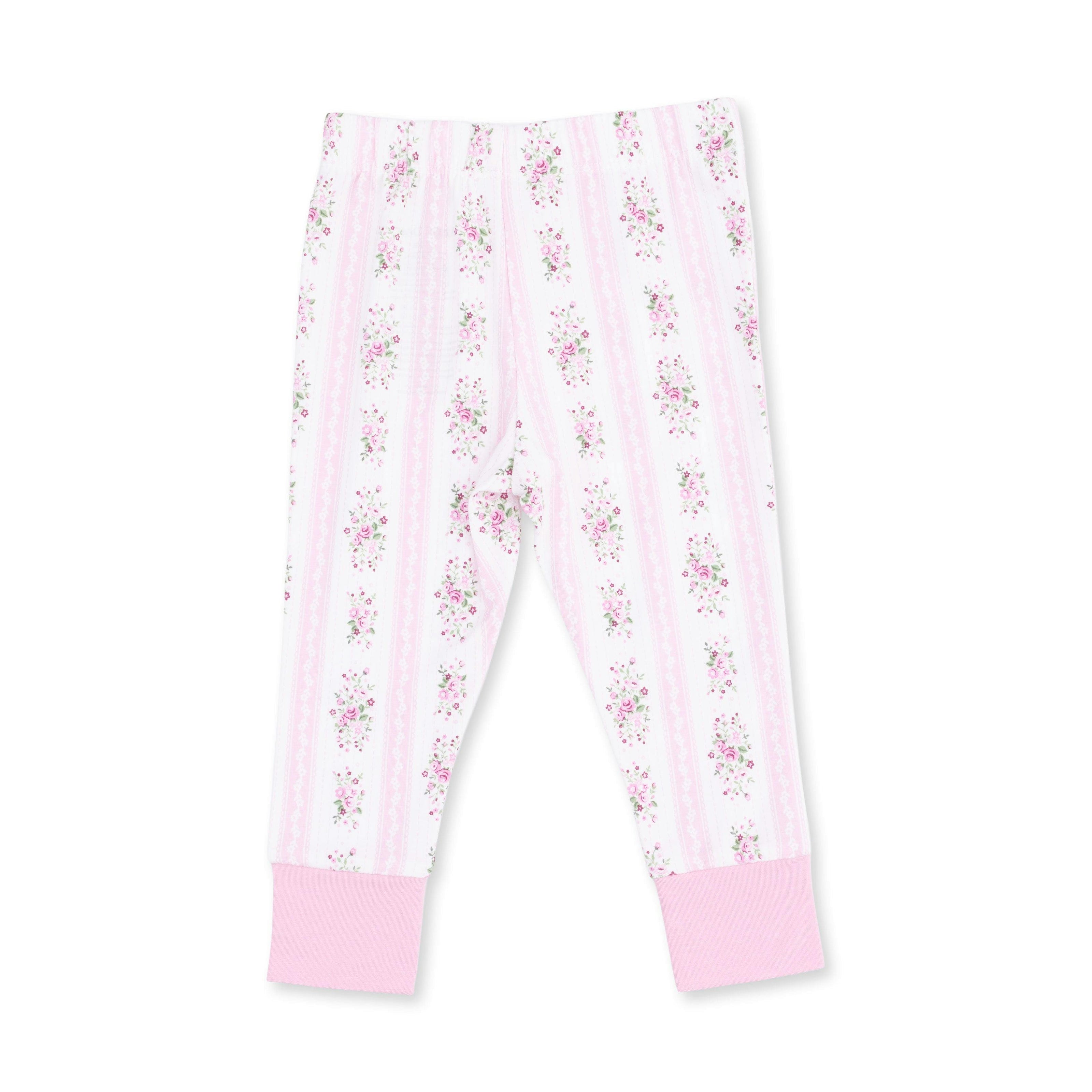 Bella Rose Stripe - Long Sleeve Loungewear Set