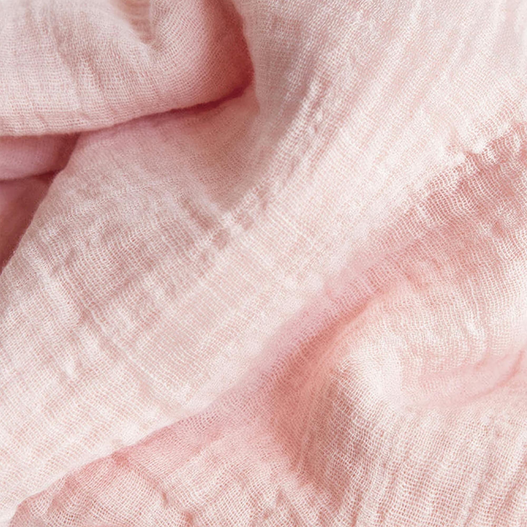 Cotton Muslin Swaddle Blanket 3 Pack - Light Pink