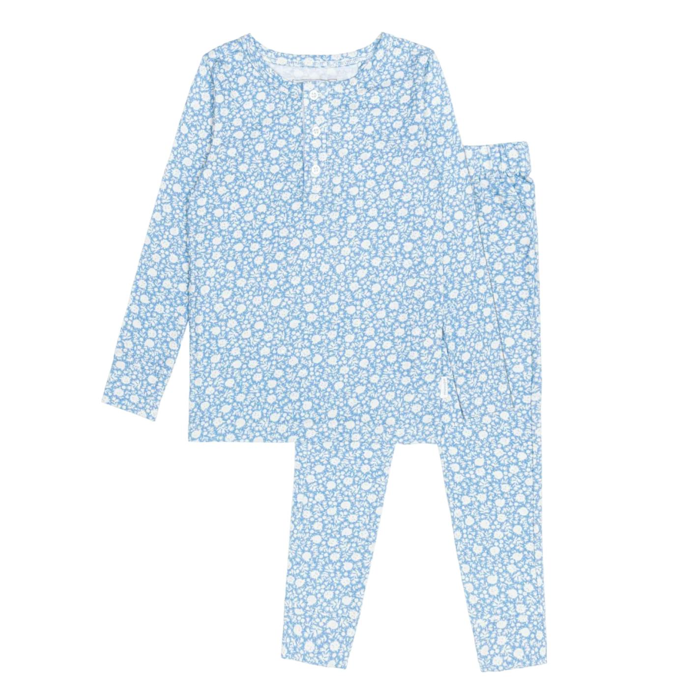 unisex alpine fiore pima pajamas set