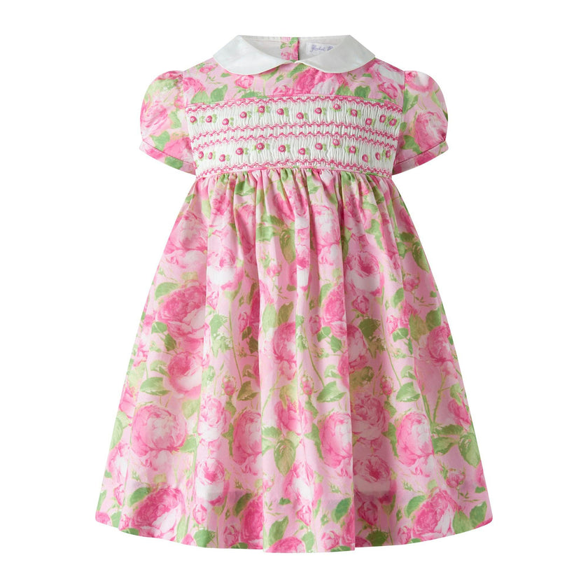 Classic Rose Smocked Dress and Bloomers