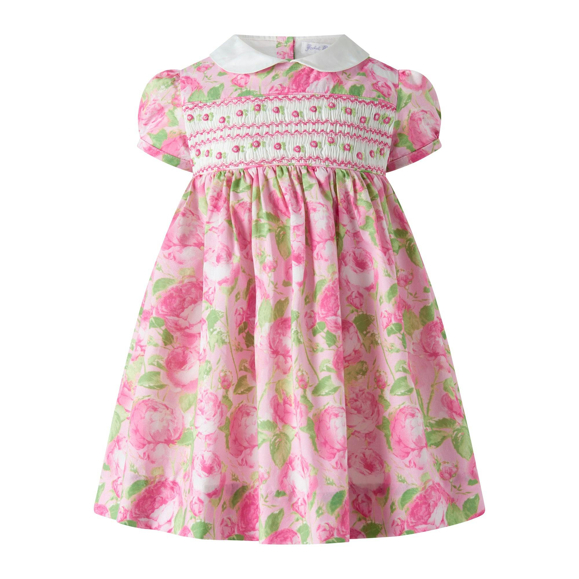 Classic Rose Smocked Dress and Bloomers
