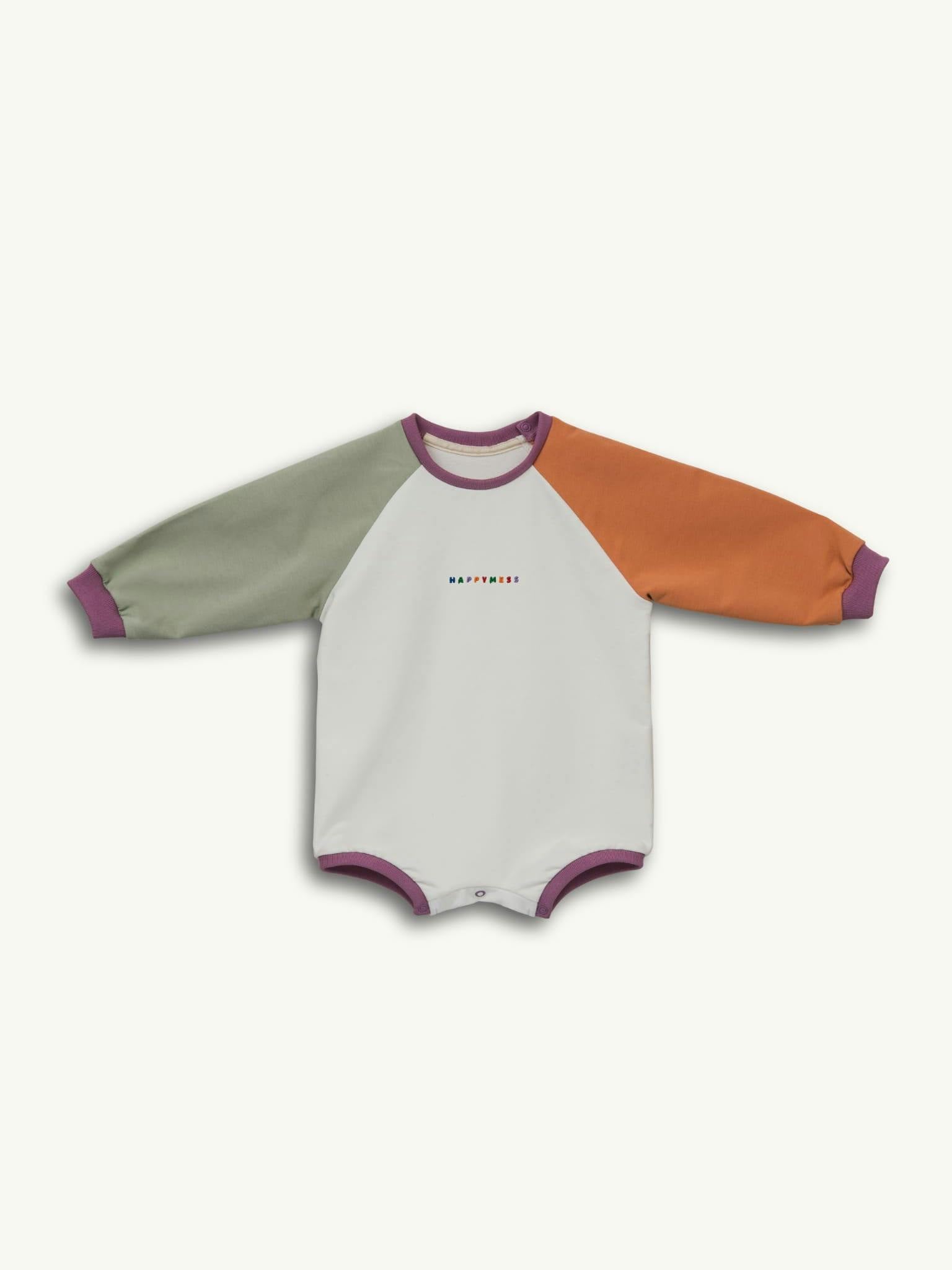 children's cotton playsuit - multicoloured