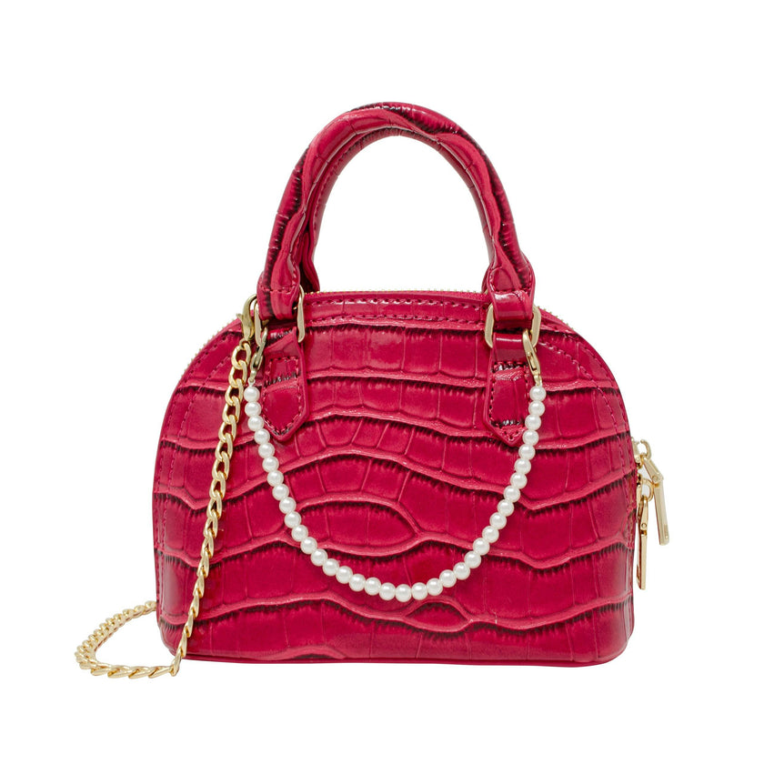 Patant Moon Pearl Handbag