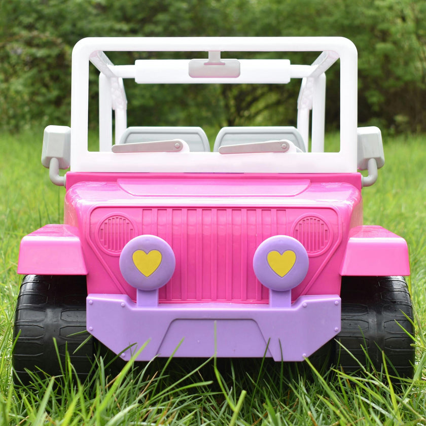 Sophia’s 4 x 4 Hot Pink Beach Cruiser Truck for 18" Dolls, Multi