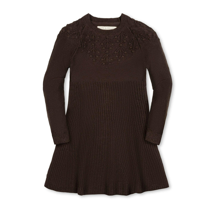 Organic Bobble Yoke Sweater Dress