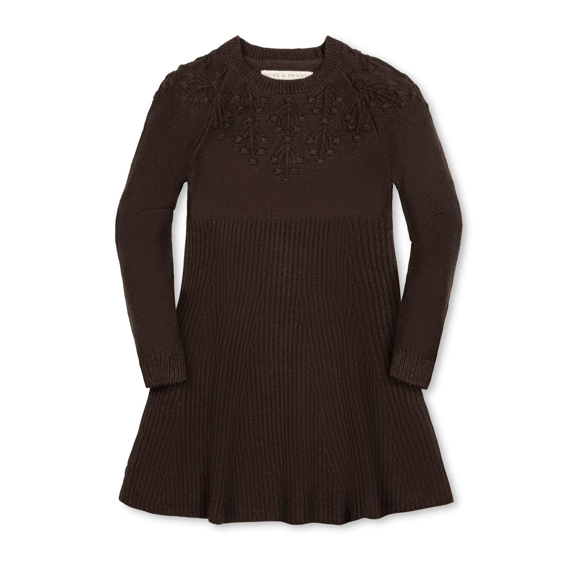 Organic Bobble Yoke Sweater Dress
