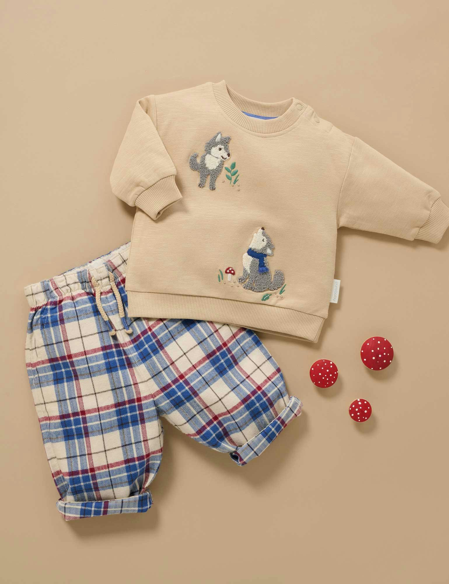 Little Wolf Windcheater Oatmeal