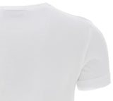 White Solid Cotton T-Shirt