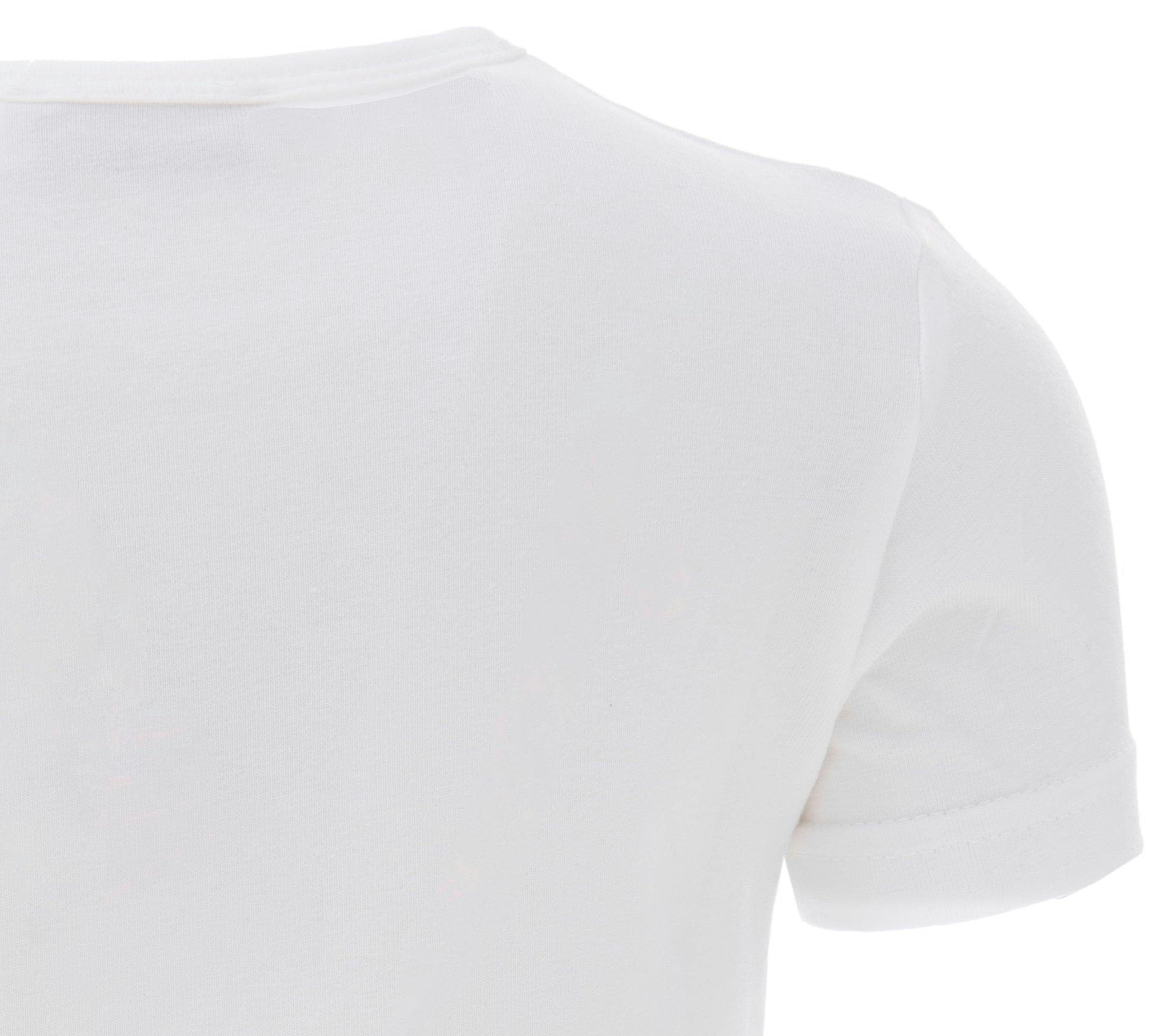 White Solid Cotton T-Shirt