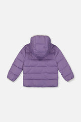 Winter Jacket Adapted For Car Seats Violet