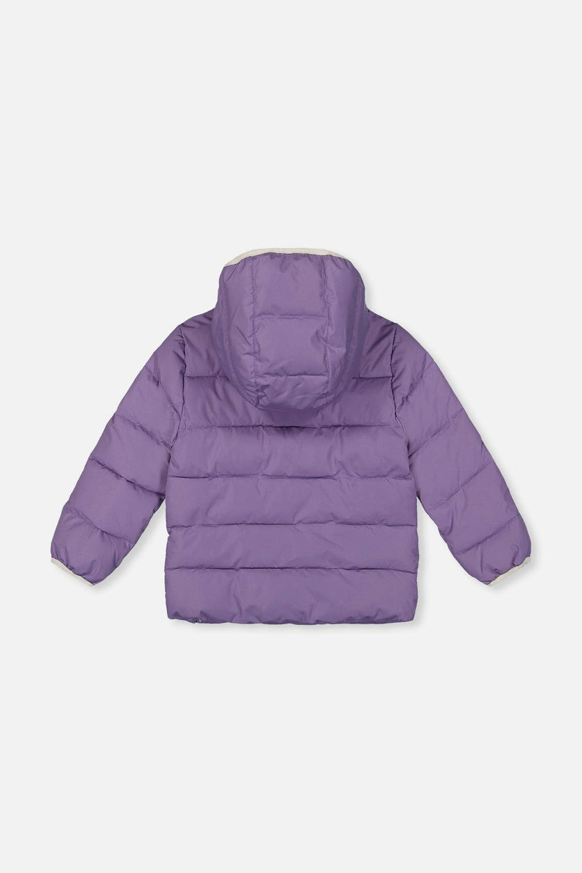 Winter Jacket Adapted For Car Seats Violet